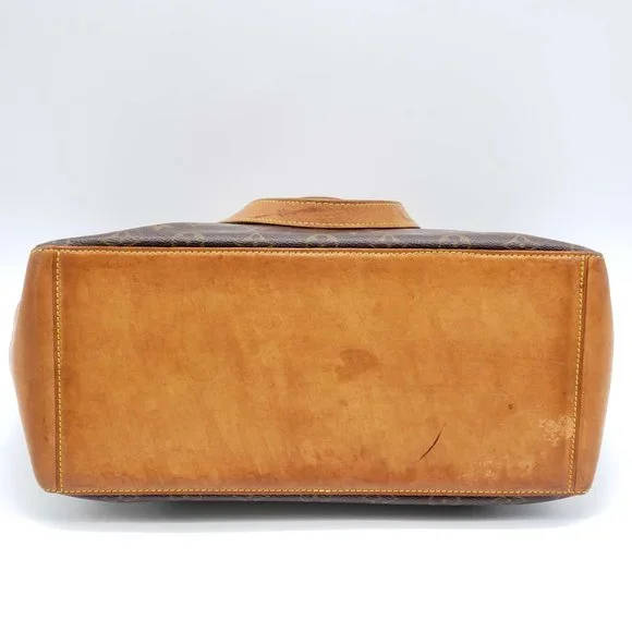 100% Authentic Louis Vuitton Cabas Mezzo Brown Monogram Tote Bag - Picture 9 of 15